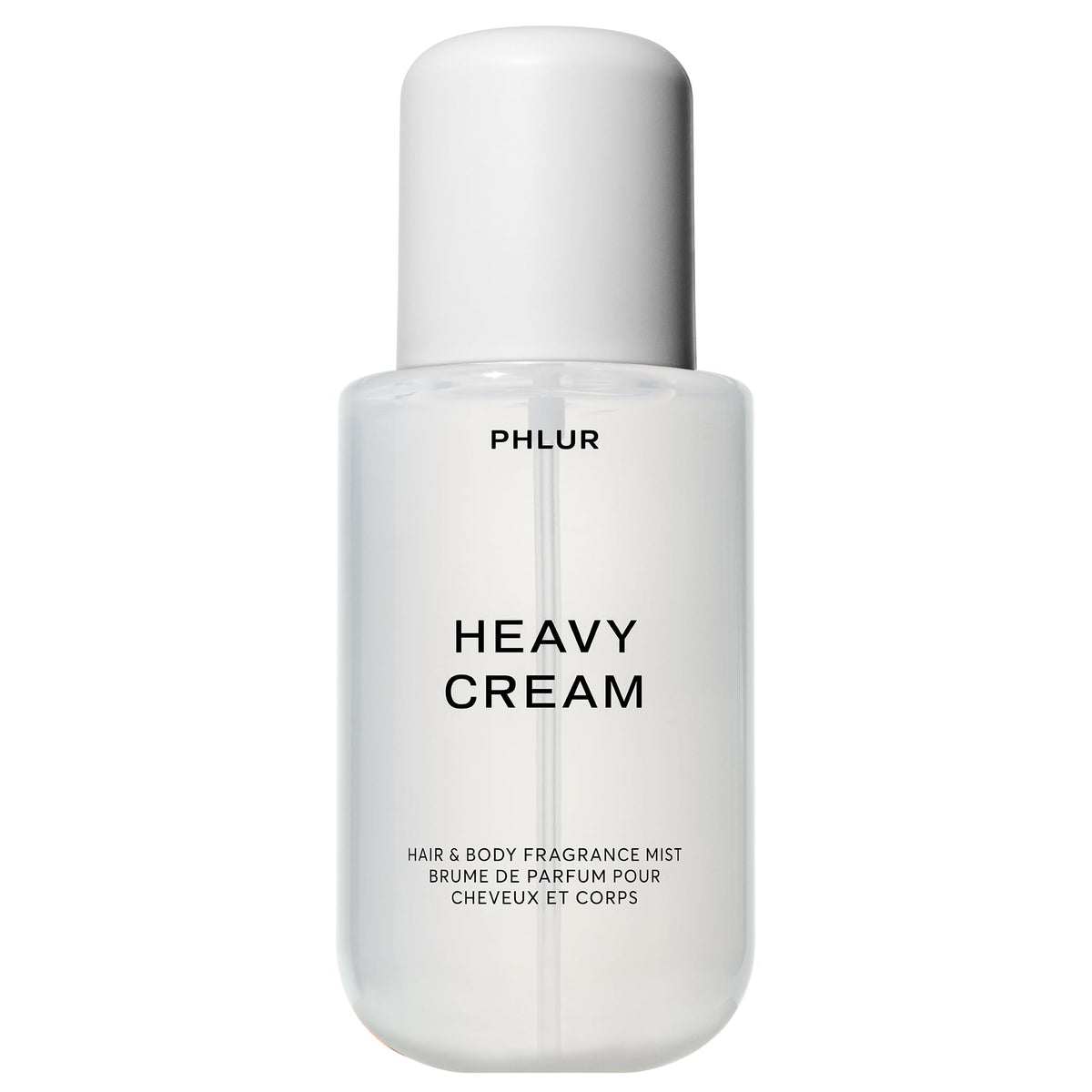 PHLUR Heavy Cream bottle showcases a luxurious, wearable scent for daily layering.