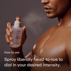 PHLUR Heavy Cream cap detail reveals sleek, premium packaging.