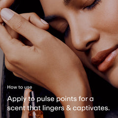 PHLUR Missing Person spray action captures instant scent release for quick refresh.