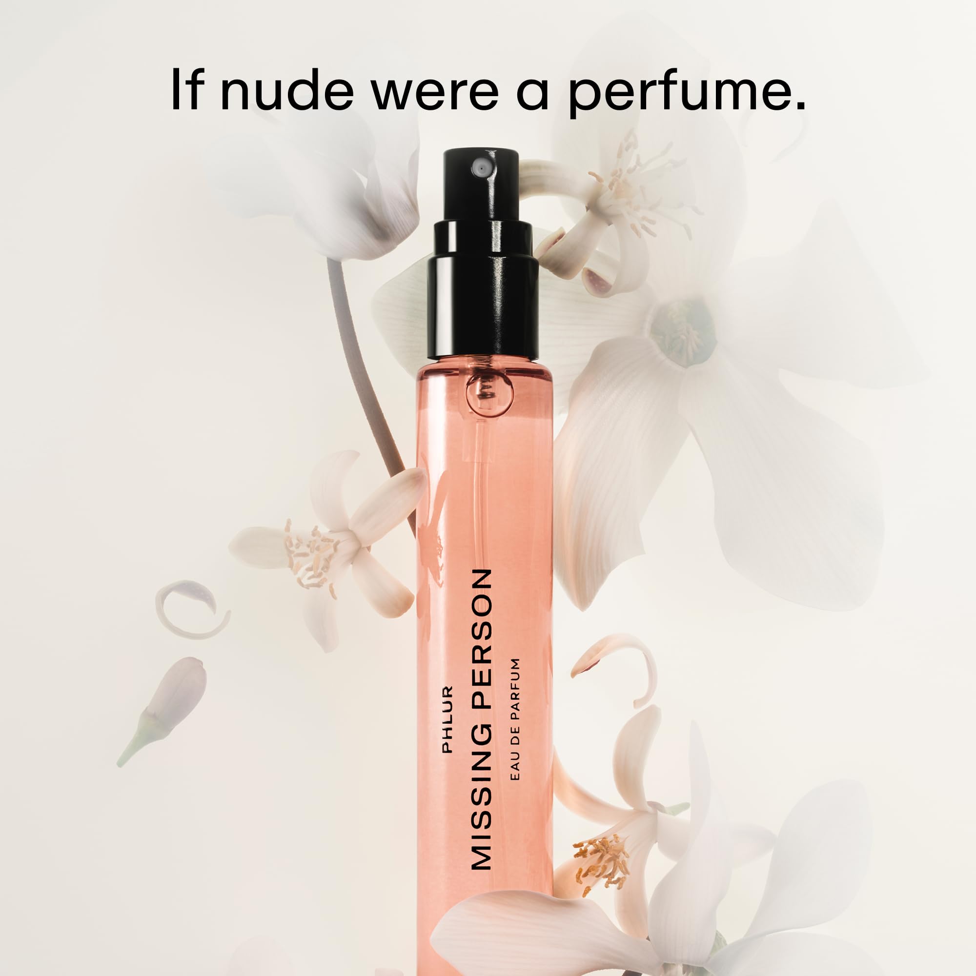 PHLUR Missing Person travel-size packaging shown for easy packing and travel.