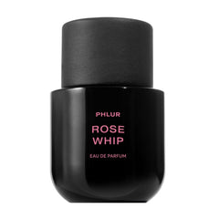 PHLUR Rose Whip bottle with cap highlights premium design and travel-friendly elegance.