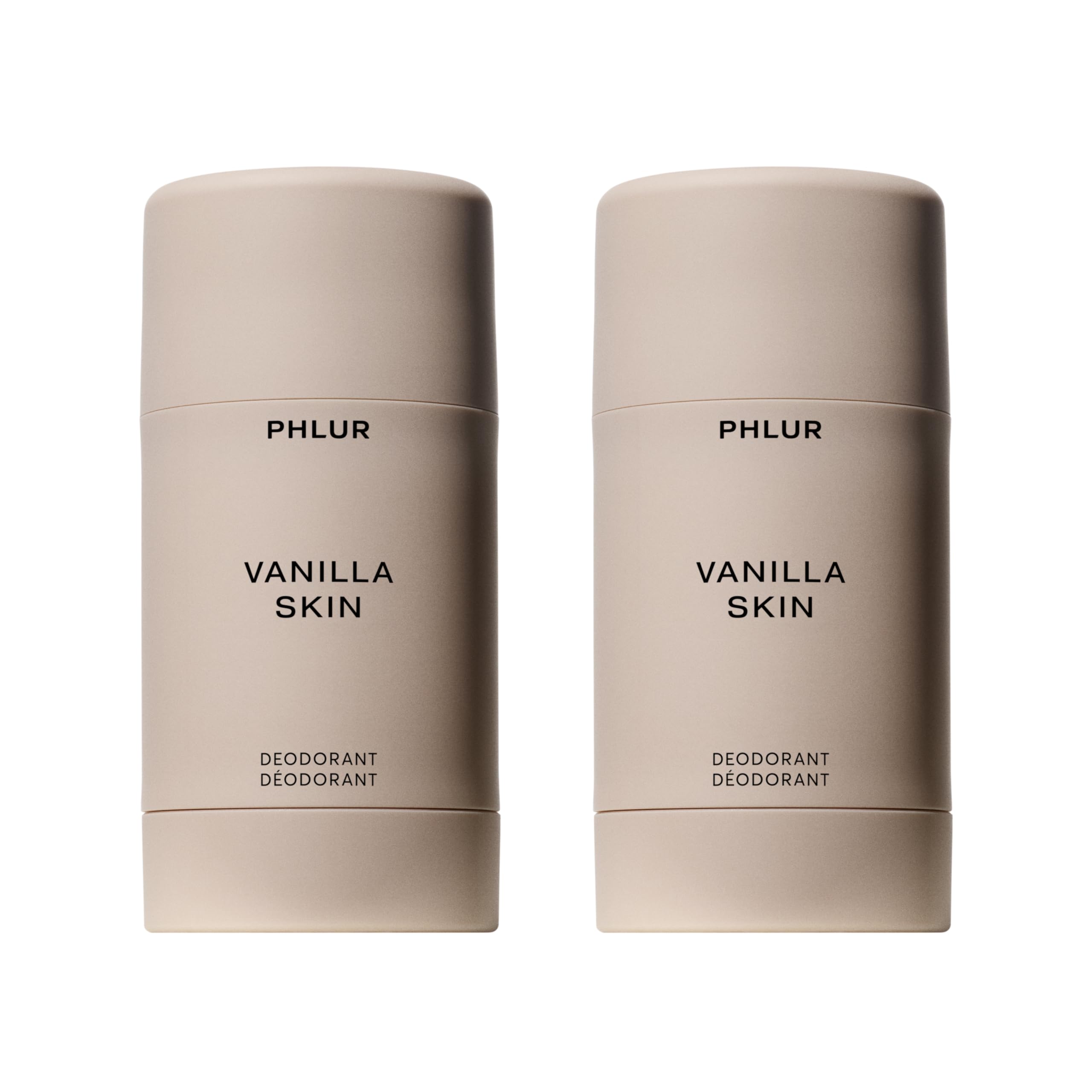 PHLUR Vanilla Skin Deodorant Duo pack for everyday freshness.