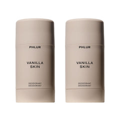 PHLUR Vanilla Skin Deodorant Duo pack for everyday freshness.
