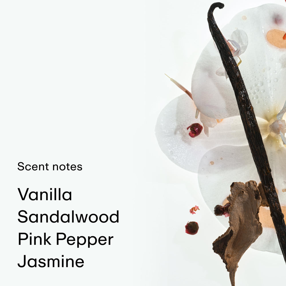 PHLUR Vanilla Skin tamanu oil visual emphasizing skin nourishment.