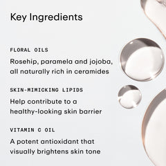 PHLUR Vanilla Skin Oil application on arm for daily moisturization.