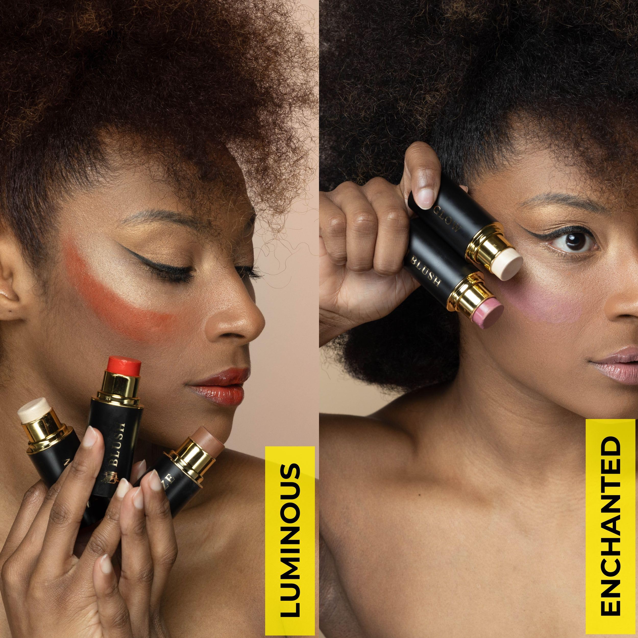 Phoenix Beauty formula with shea butter nourishes skin while contouring.
