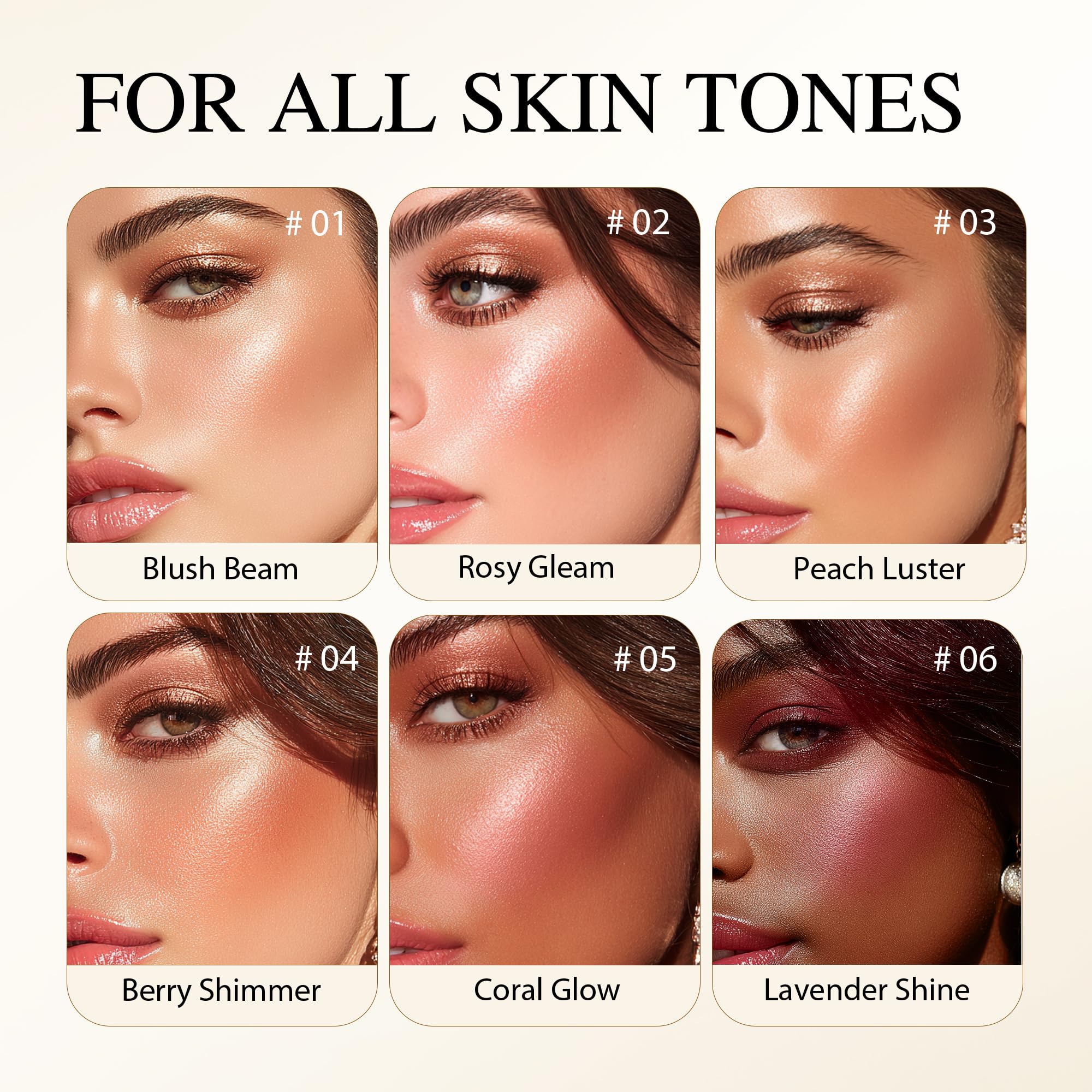 PHOFAY Luminous blush includes oil-absorbing texture for longer wear.