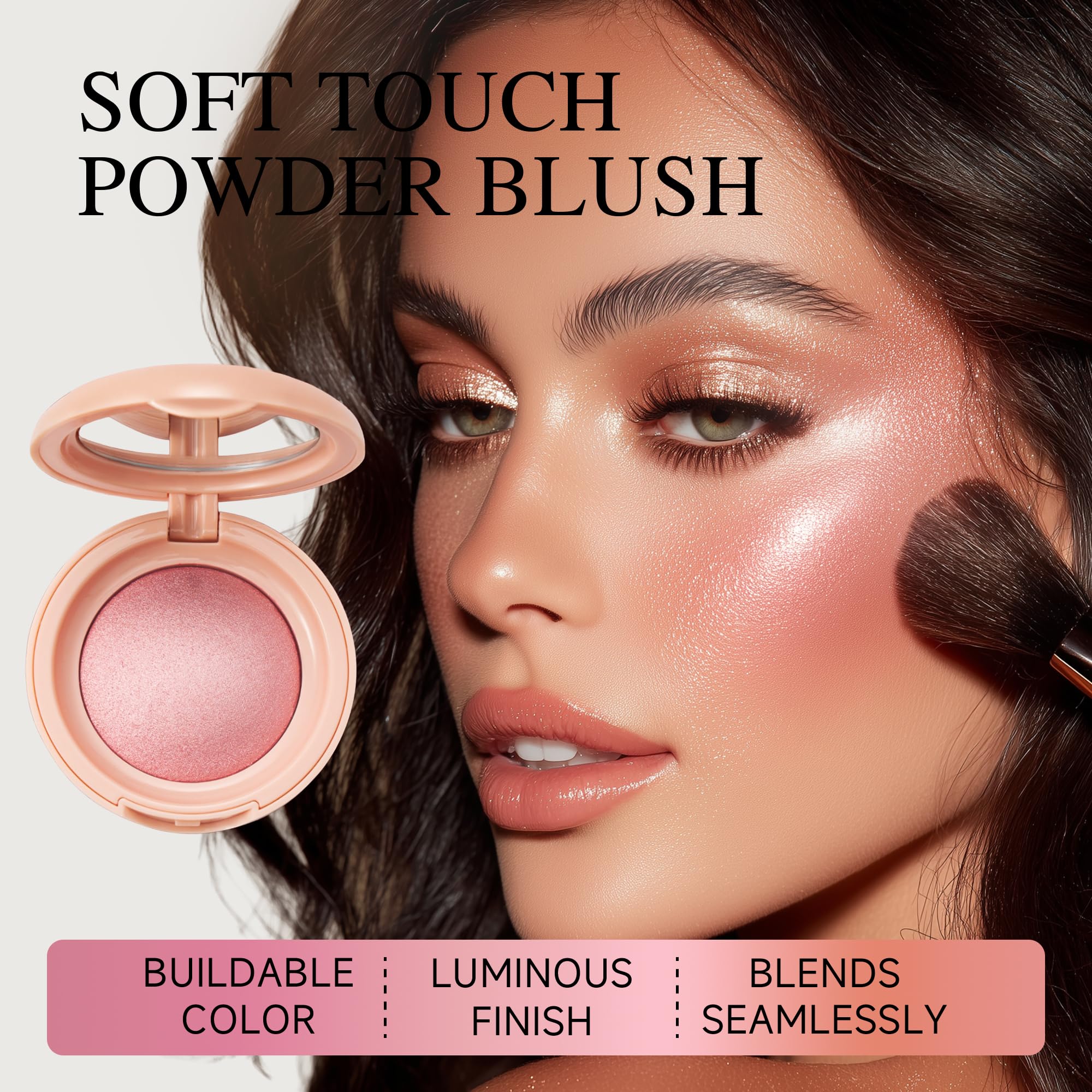 PHOFAY Luminous Blush travel-friendly packaging for on-the-go touch-ups.