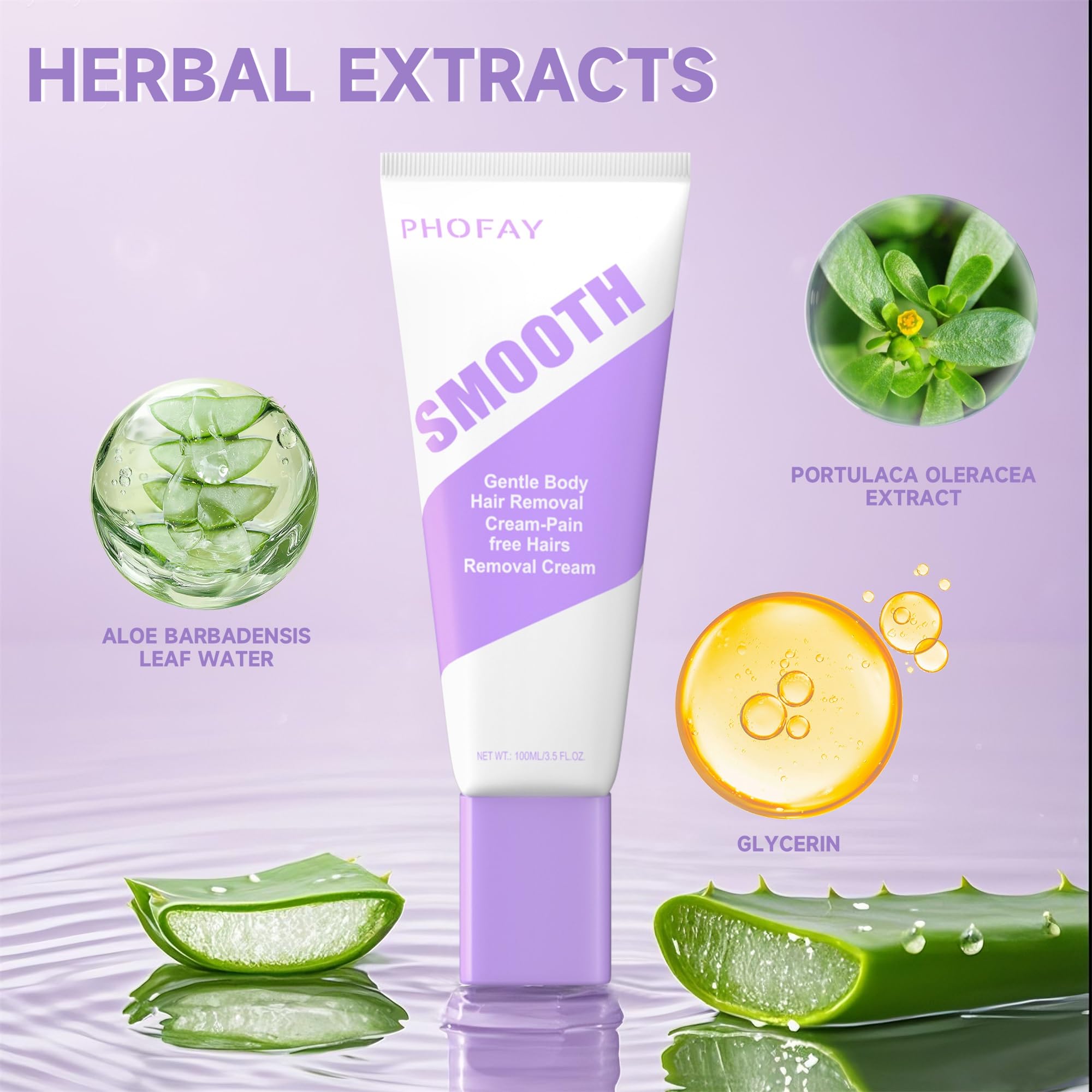 PHOFAY travel-size cream packaging shown for convenient home or on-the-go use.