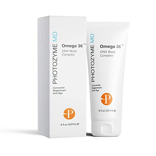 Photozyme DNA Repair Body Lotion hydration glow on skin after application.