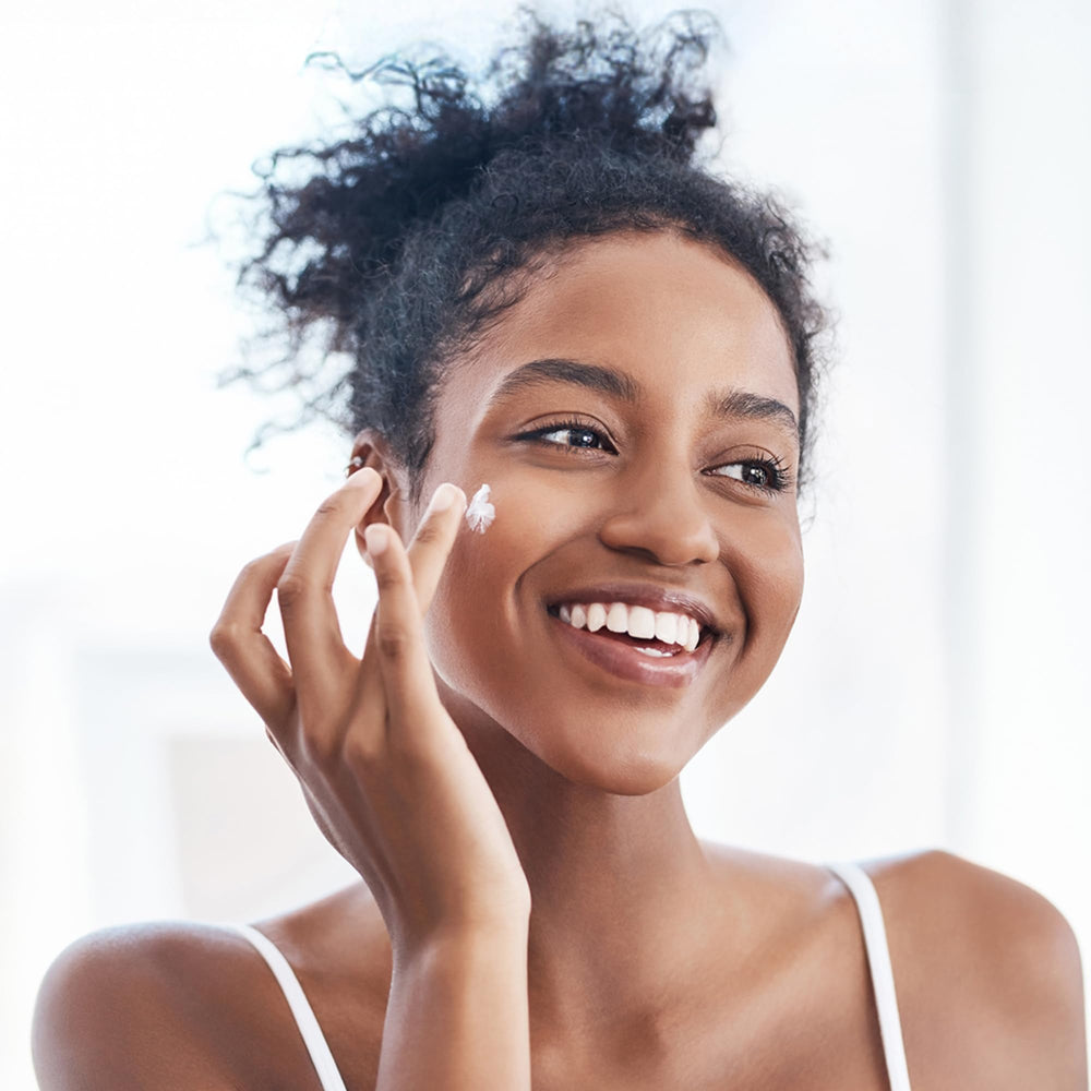Photozyme GFS Plus texture smoothing on the skin surface.