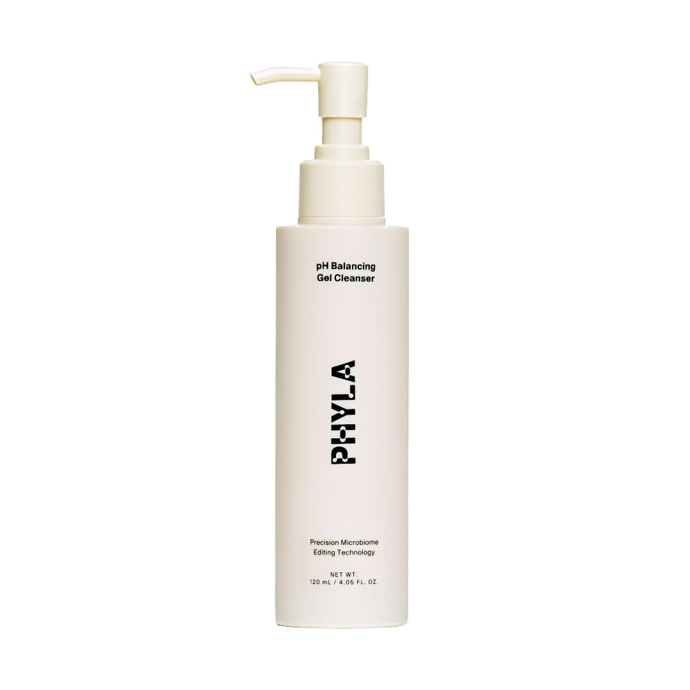 PHYLA pH Balancing Gel Cleanser bottle for gentle cleansing and oil balance.