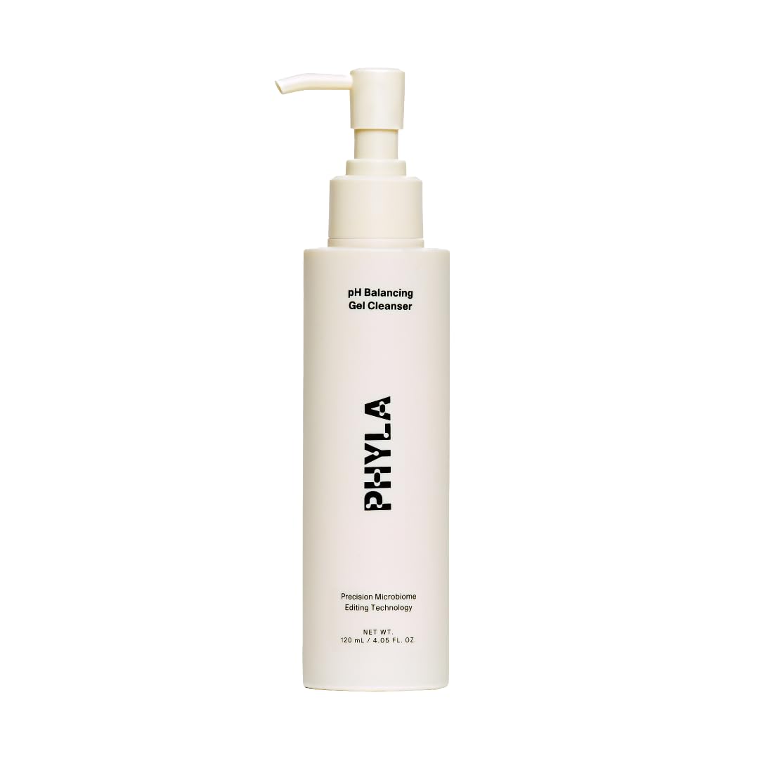 PHYLA pH Balancing Gel Cleanser bottle for gentle cleansing and oil balance.