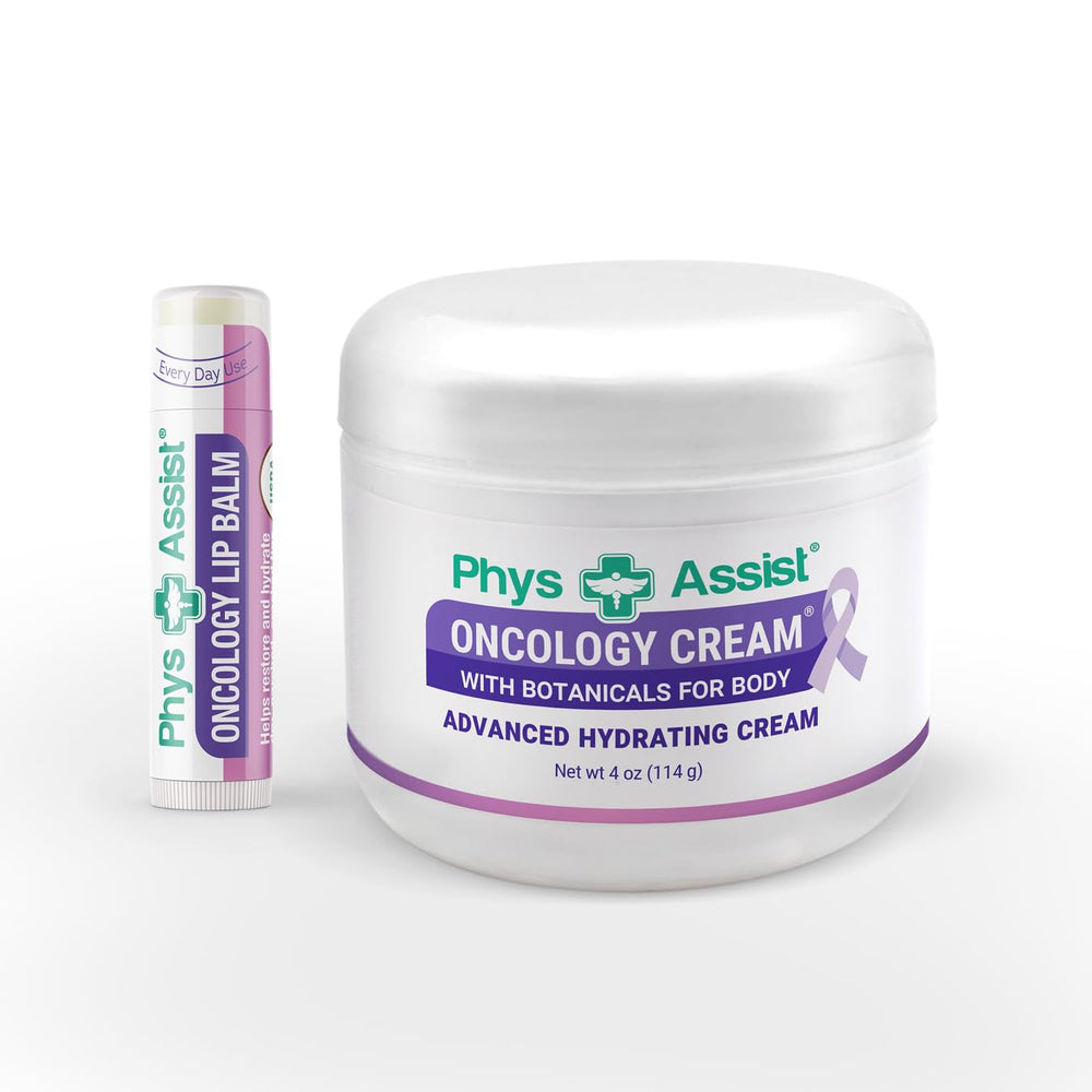 PhysAssist Oncology Cream bottle 4 oz demonstrates a hydrating, non-greasy formula for dry skin.