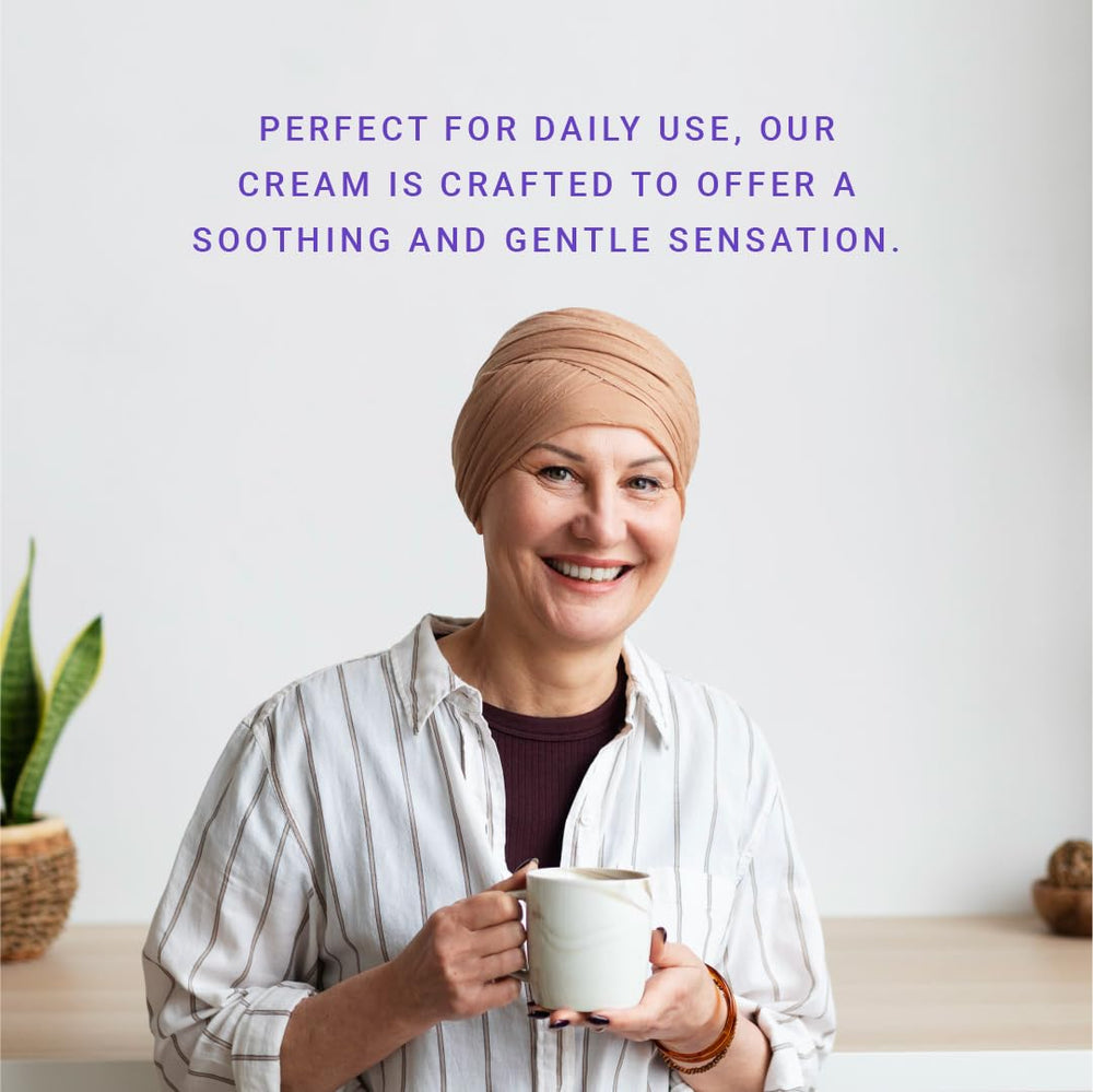 PhysAssist Oncology Cream calming scent close-up suggests relaxing routine