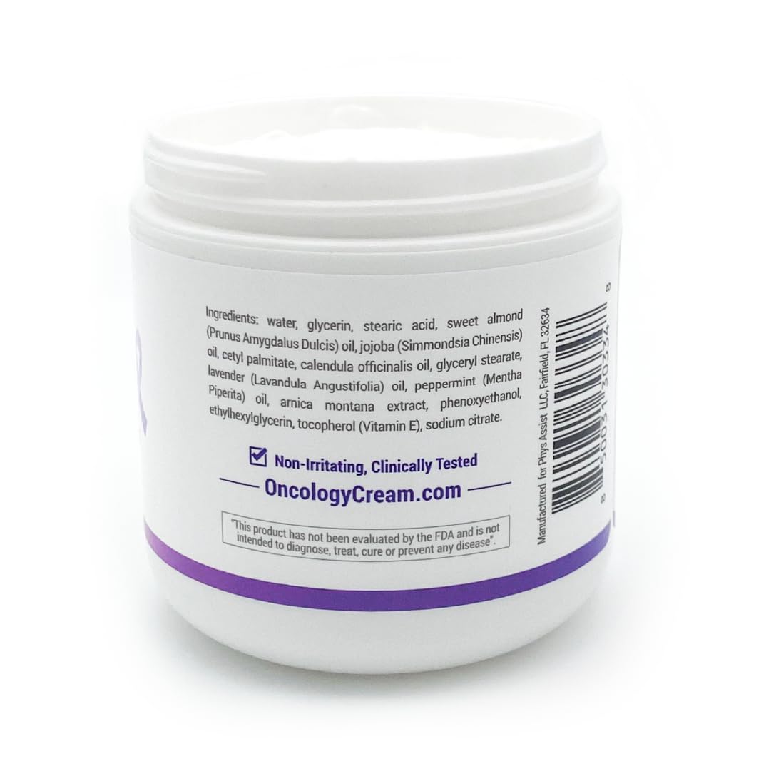 PhysAssist Oncology Cream used in a dry-skin routine for comfort.