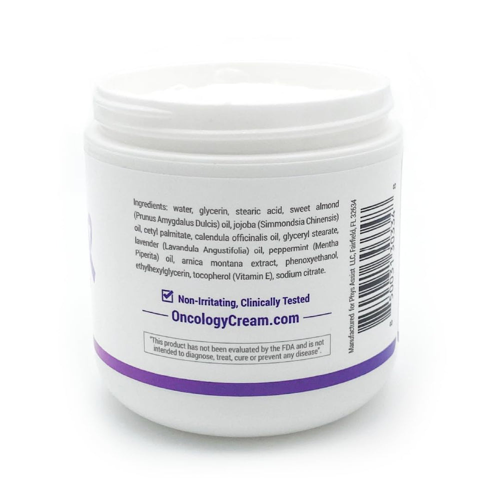 PhysAssist Oncology Cream used in a dry-skin routine for comfort.