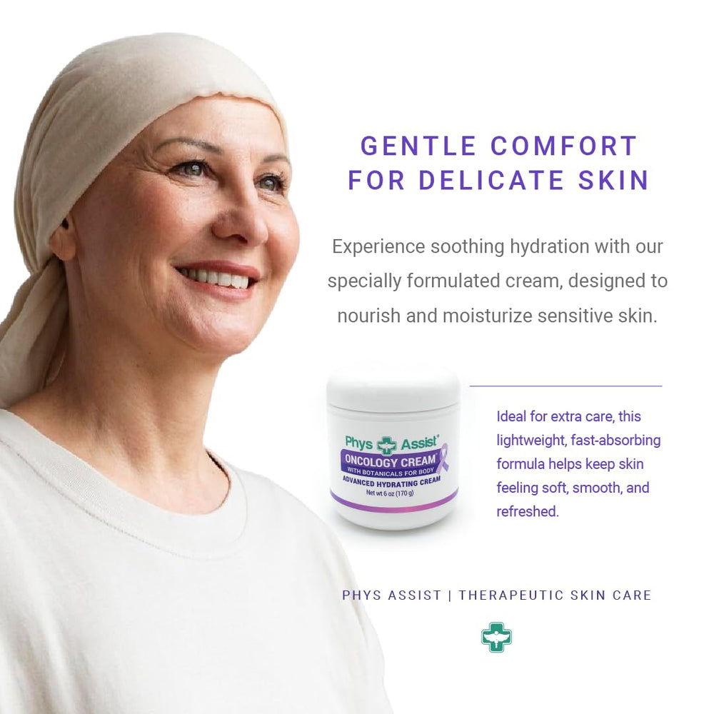 PhysAssist Oncology Cream packaging box designed for easy routine care.