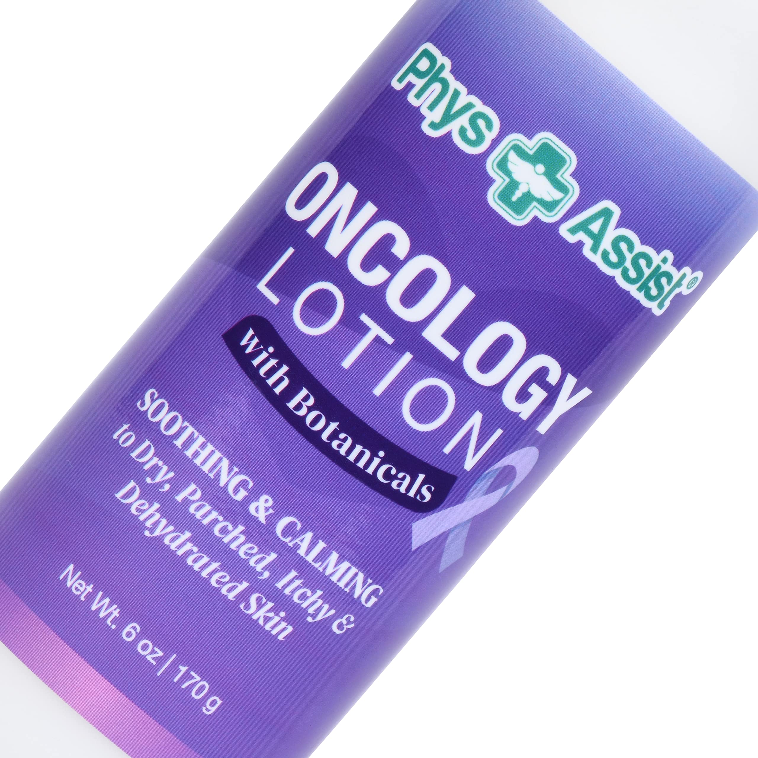 PhysAssist Oncology Lotion with lavender and peppermint provides calming aromatics and hydration.