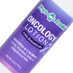 PhysAssist Oncology Lotion with lavender and peppermint provides calming aromatics and hydration.