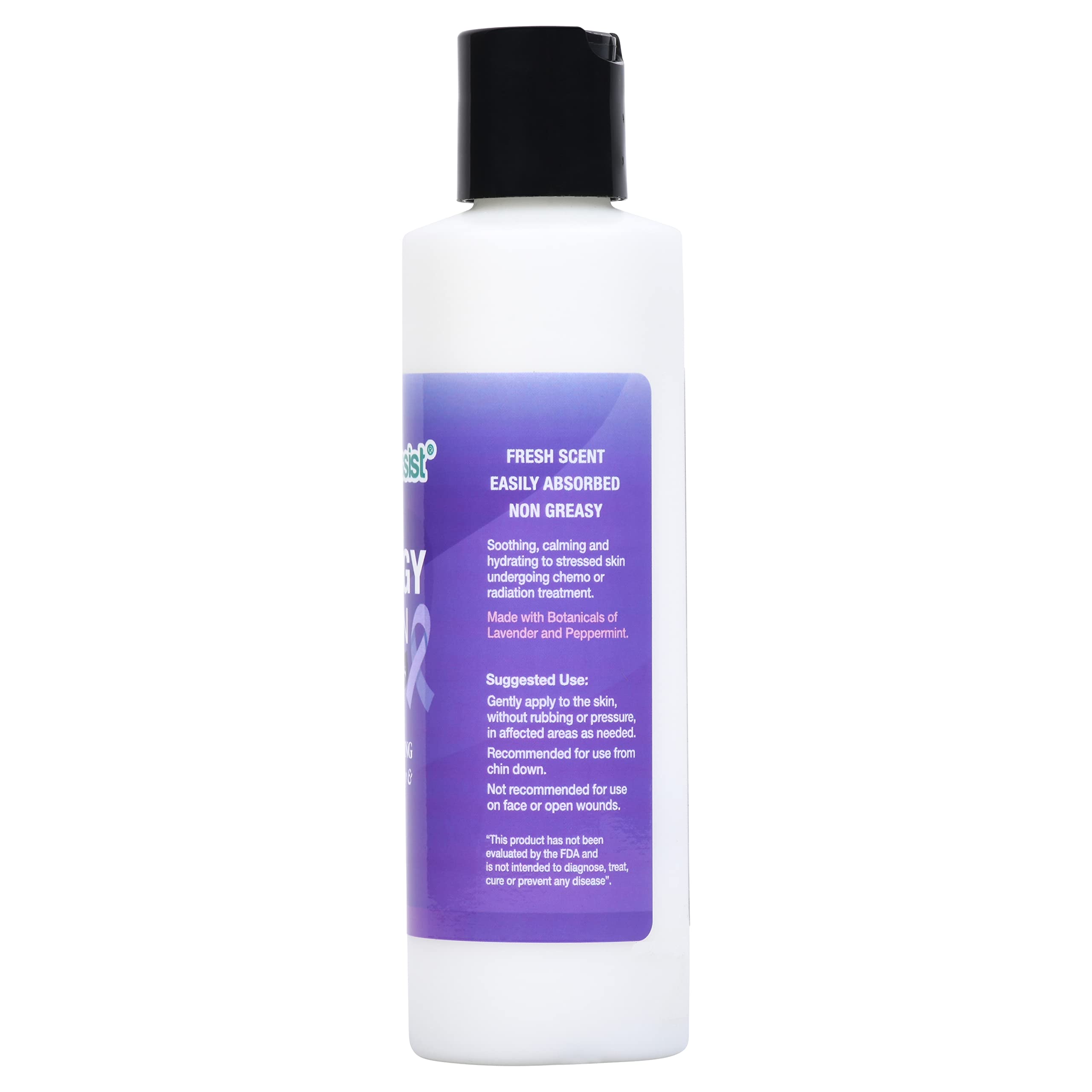 Close-up of PhysAssist Oncology Lotion texture; non-greasy and quick absorbing.