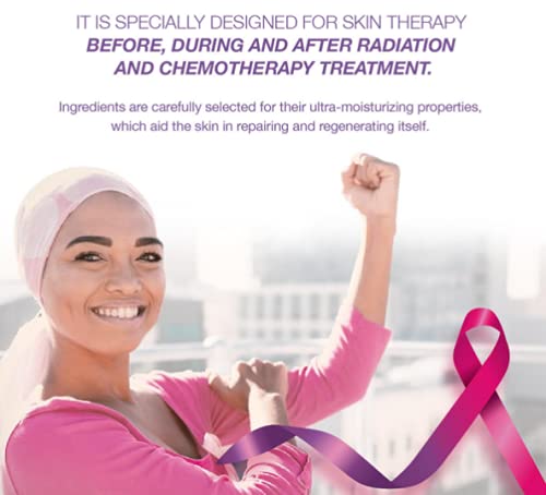 Applying PhysAssist Oncology Lotion after treatment to soothe dry, stressed skin.