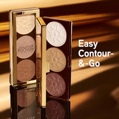 Swatches show universally flattering tones that blend smoothly with skin