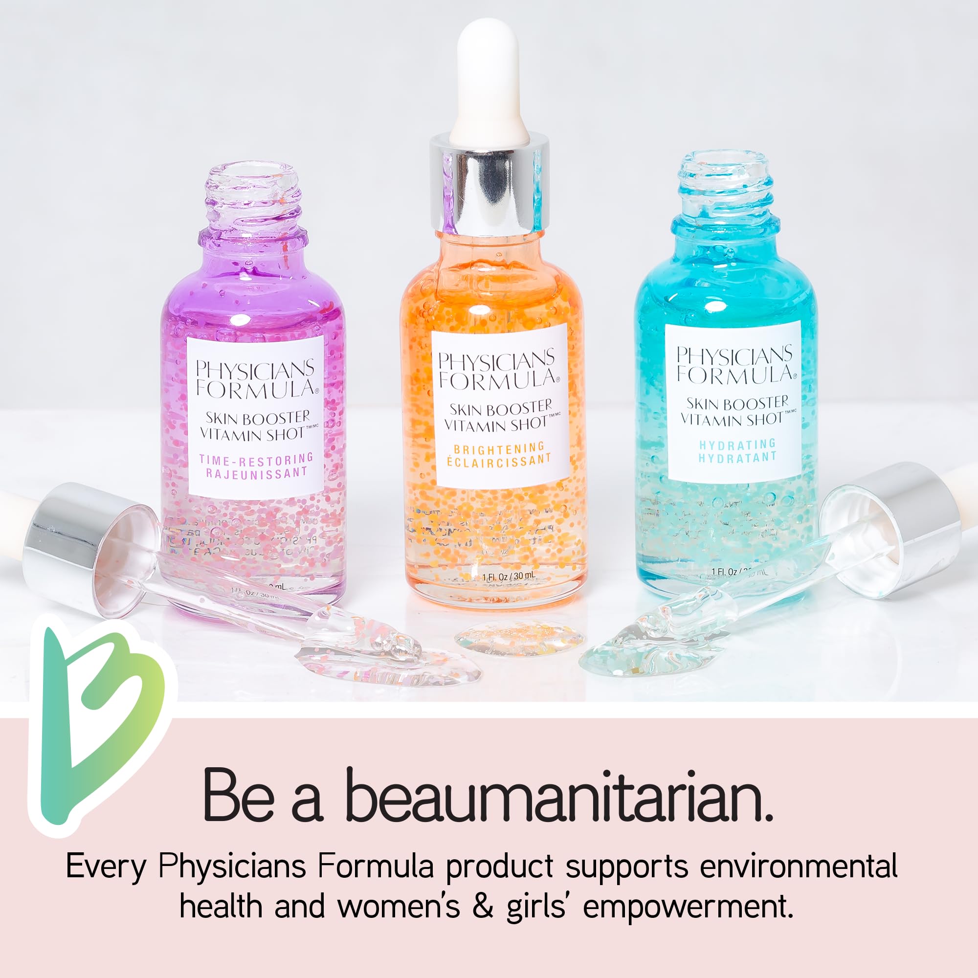 Physicians Formula cruelty-free hypoallergenic packaging communicates safety for sensitive eyes.