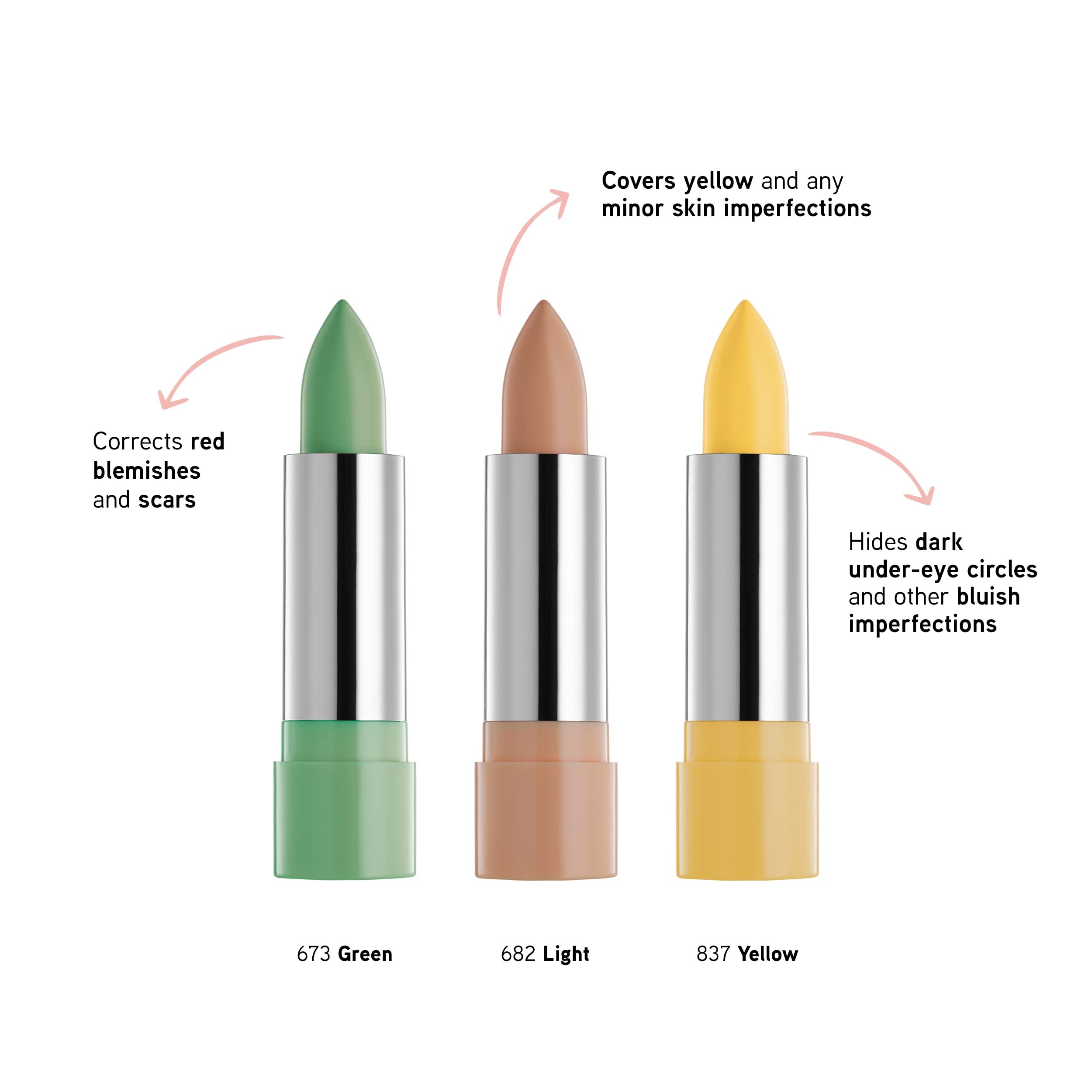 Under-eye area brightened by Physicians Formula concealer.