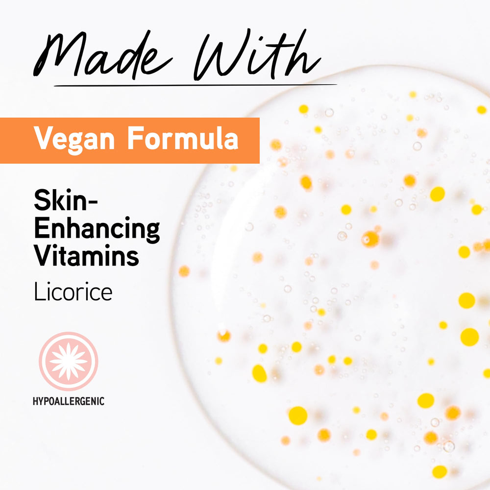 Physicians Formula Vitamin C serum pump demonstrates easy, customizable application.