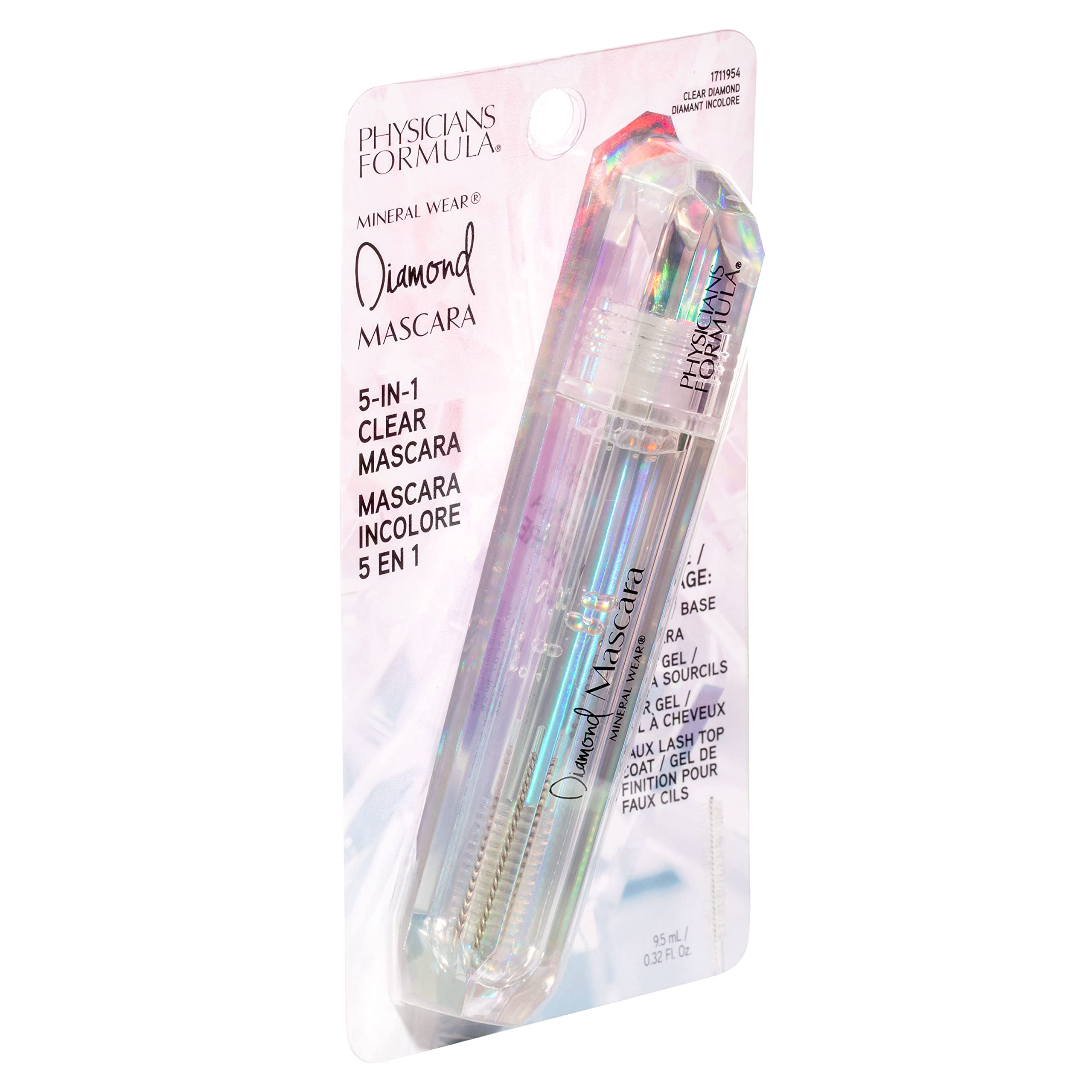Physicians Formula Diamond Mascara designed for sensitive-eye comfort and gentle wear.