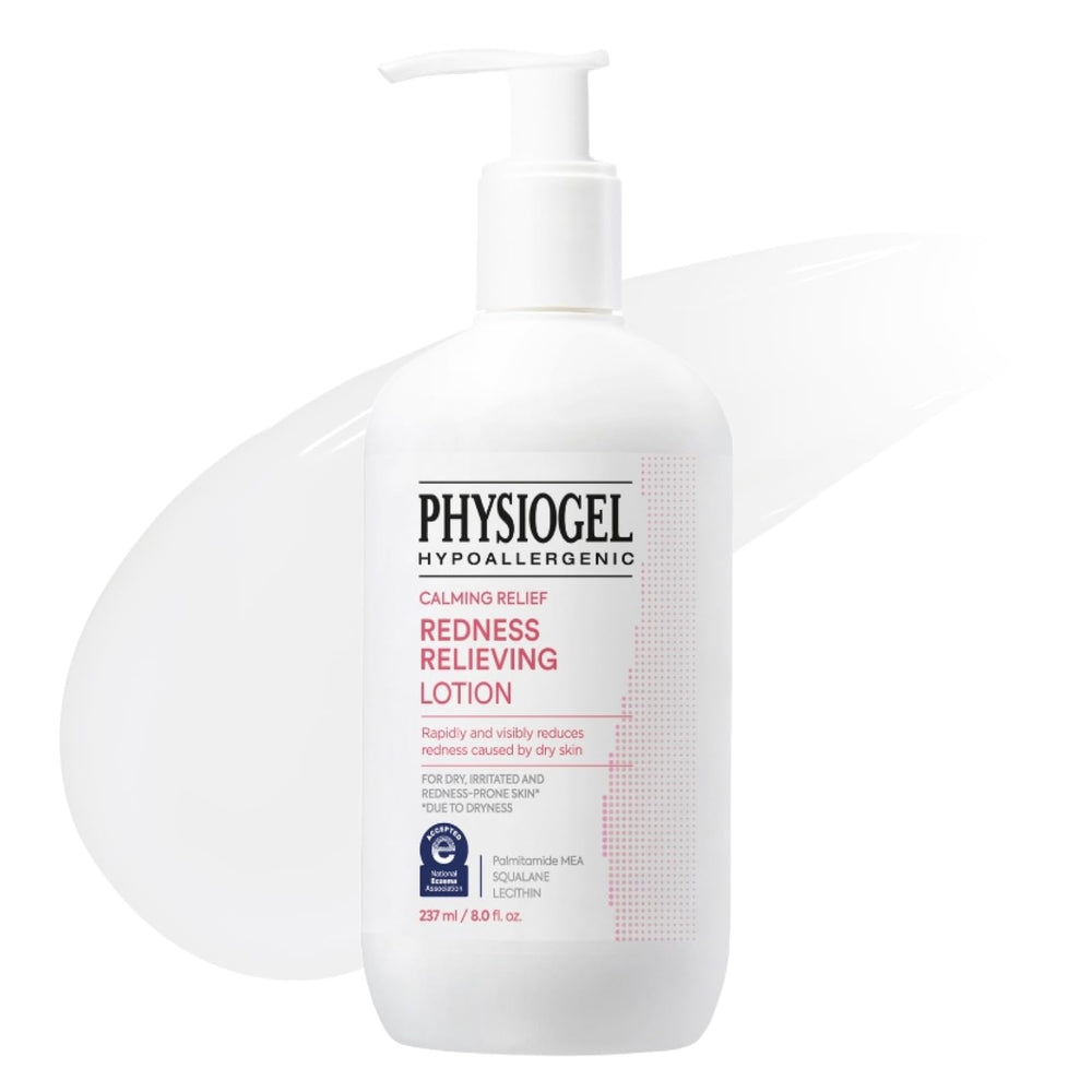 Physiogel Calming Relief lotion pump bottle for sensitive skin and redness relief