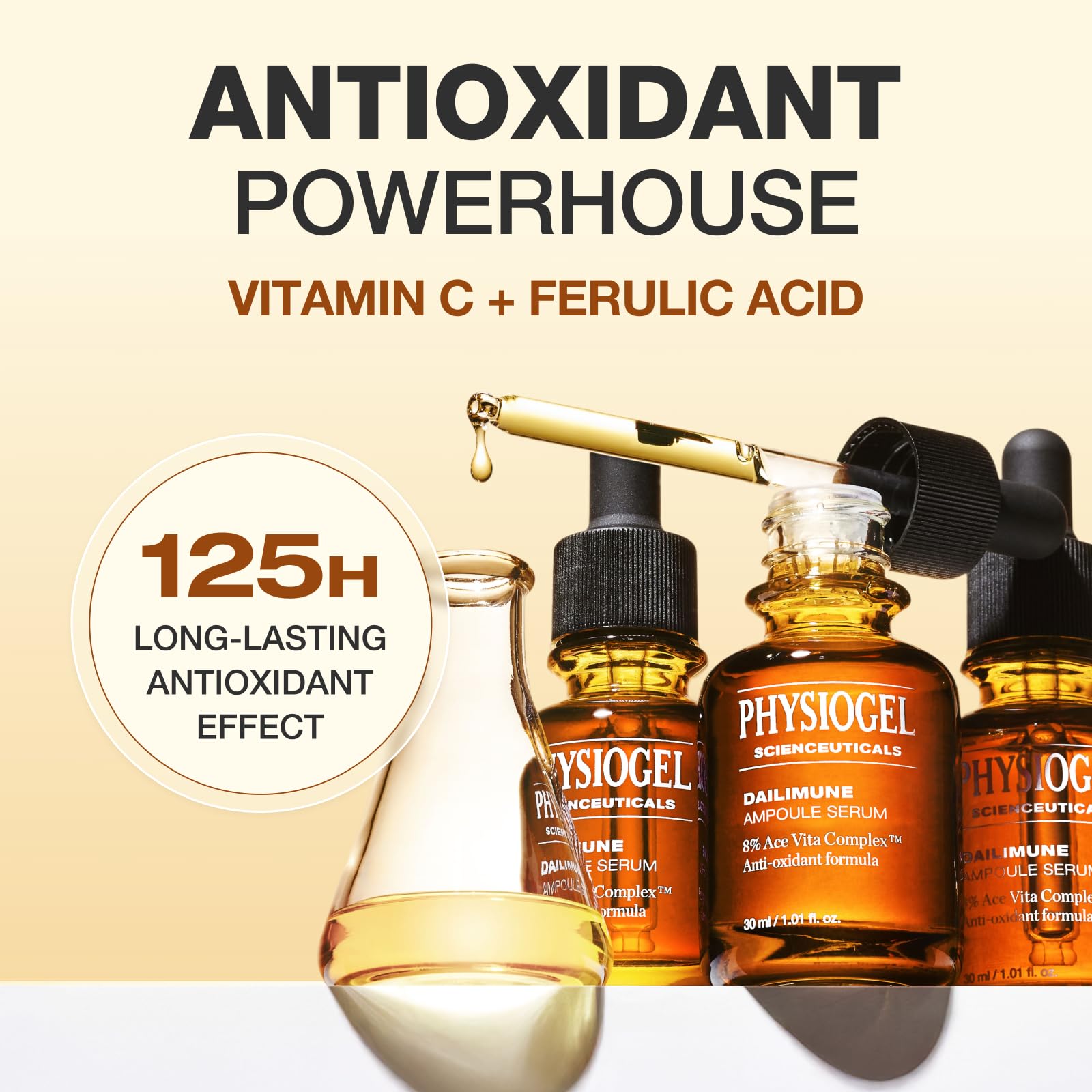 PHYSIOGEL lightweight hydrating texture absorbs quickly.