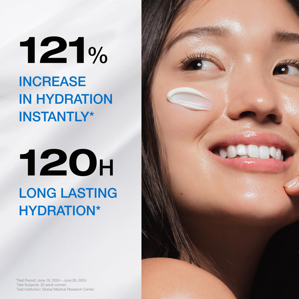 PHYSIOGEL in the morning routine, absorbs quickly before makeup.