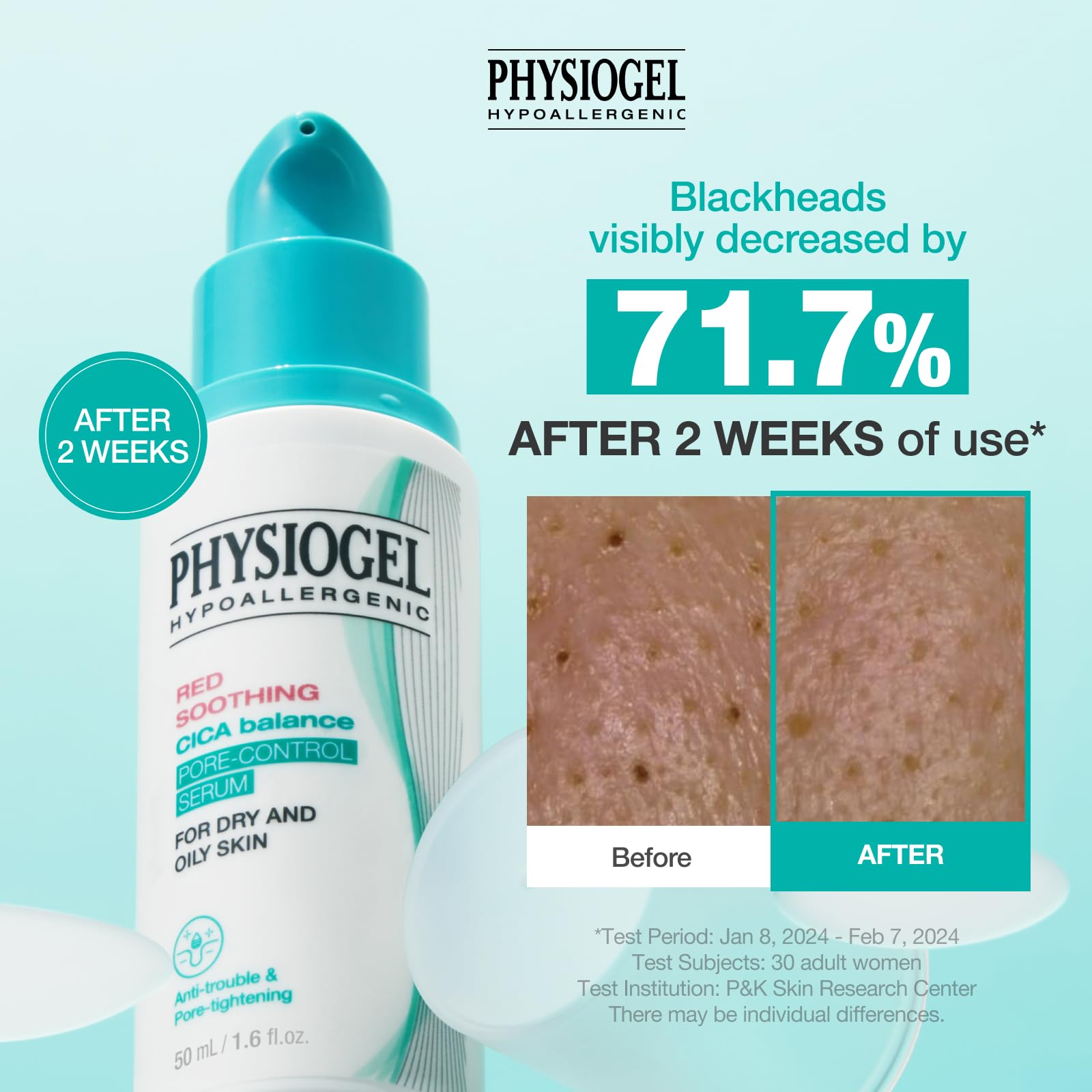 Physiogel packaging sits on a vanity signaling gentle care for sensitive skin.