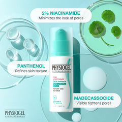 Physiogel serum pump dispensing lightweight formula that absorbs quickly.