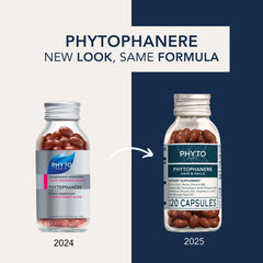 PHYTO Phytophanère omega-3-6 ingredients visual emphasizing nourishing shine.