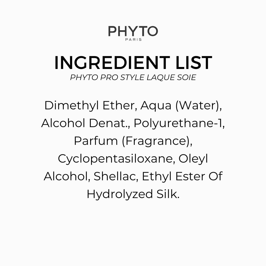 PHYTO PRO STYLE Laque Soie suitable for all hair types and textures.