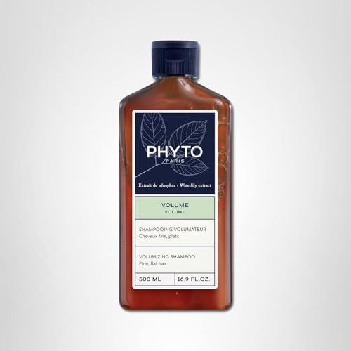 PHYTO Volume shampoo packaging shows recyclable materials for sustainable hair care choices