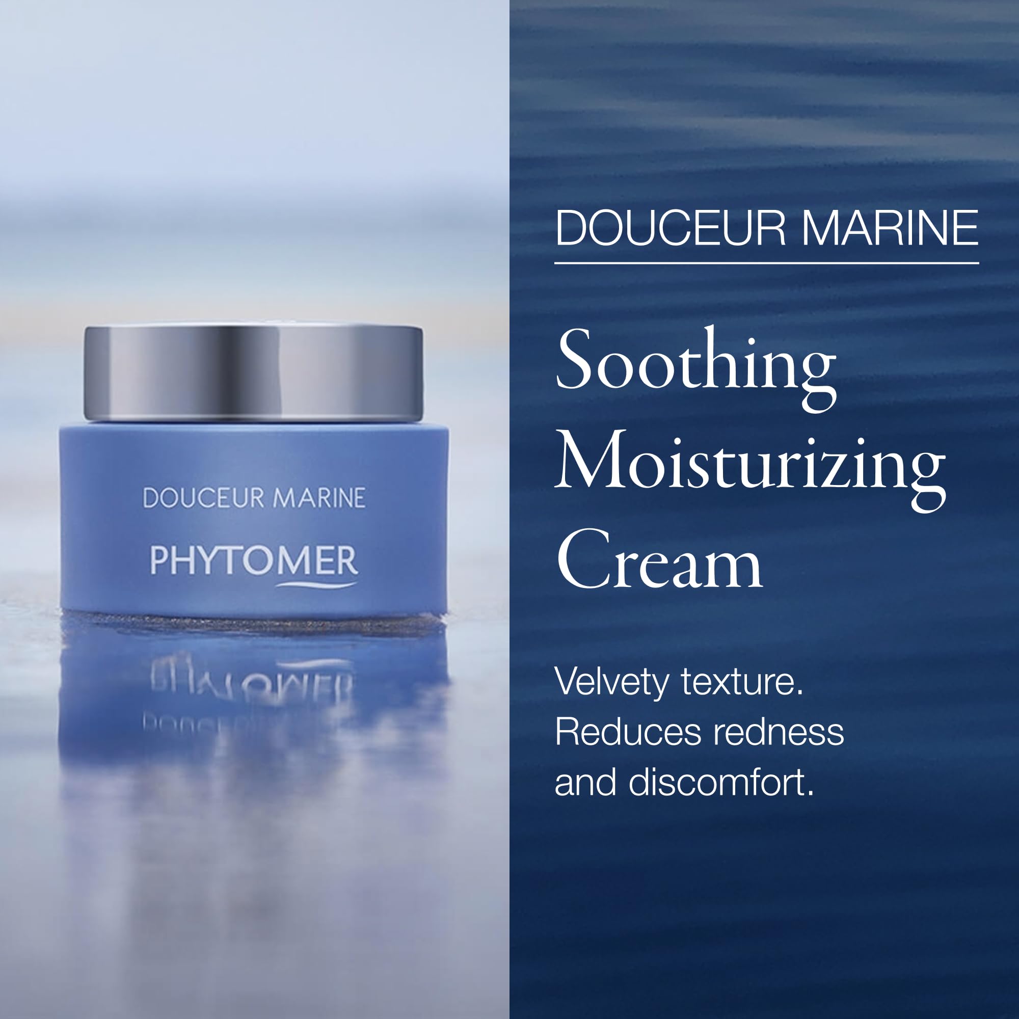 Phytomer Douceur Marine texture closeup reveals silky, lightweight hydration.