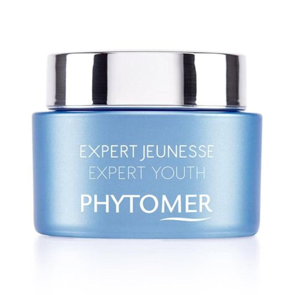 Phytomer Expert Youth Wrinkle Cream packaging highlights hydration.