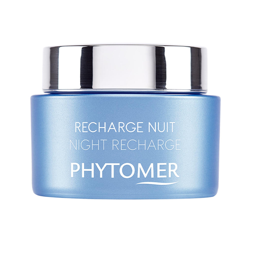 PHYTOMER Night Recharge jar closeup showing overnight hydration