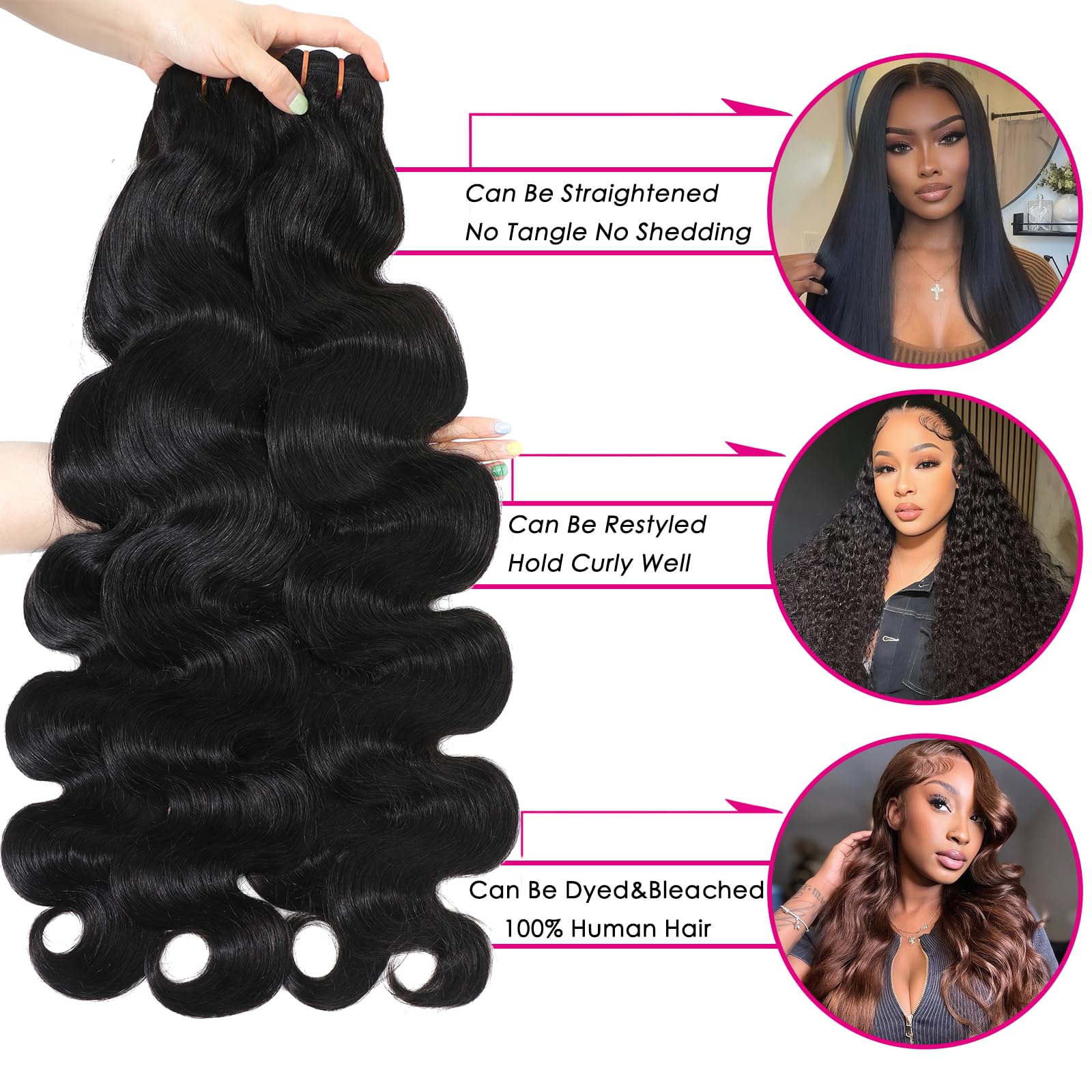 PIAPIA natural black virgin hair ready to dye or perm for custom color.