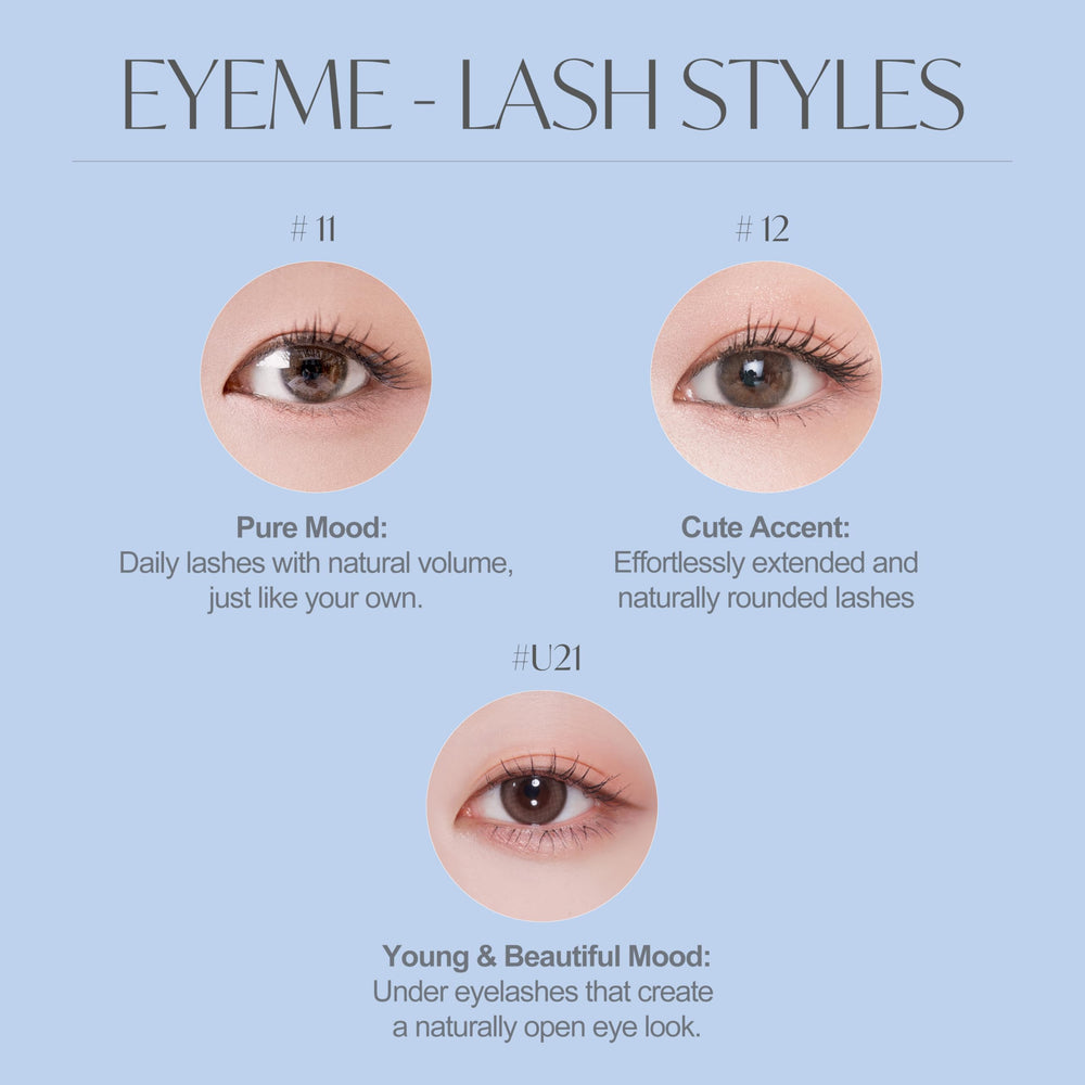 Piccasso EYEME lightweight comfort lashes feel barely there for all-day wear.