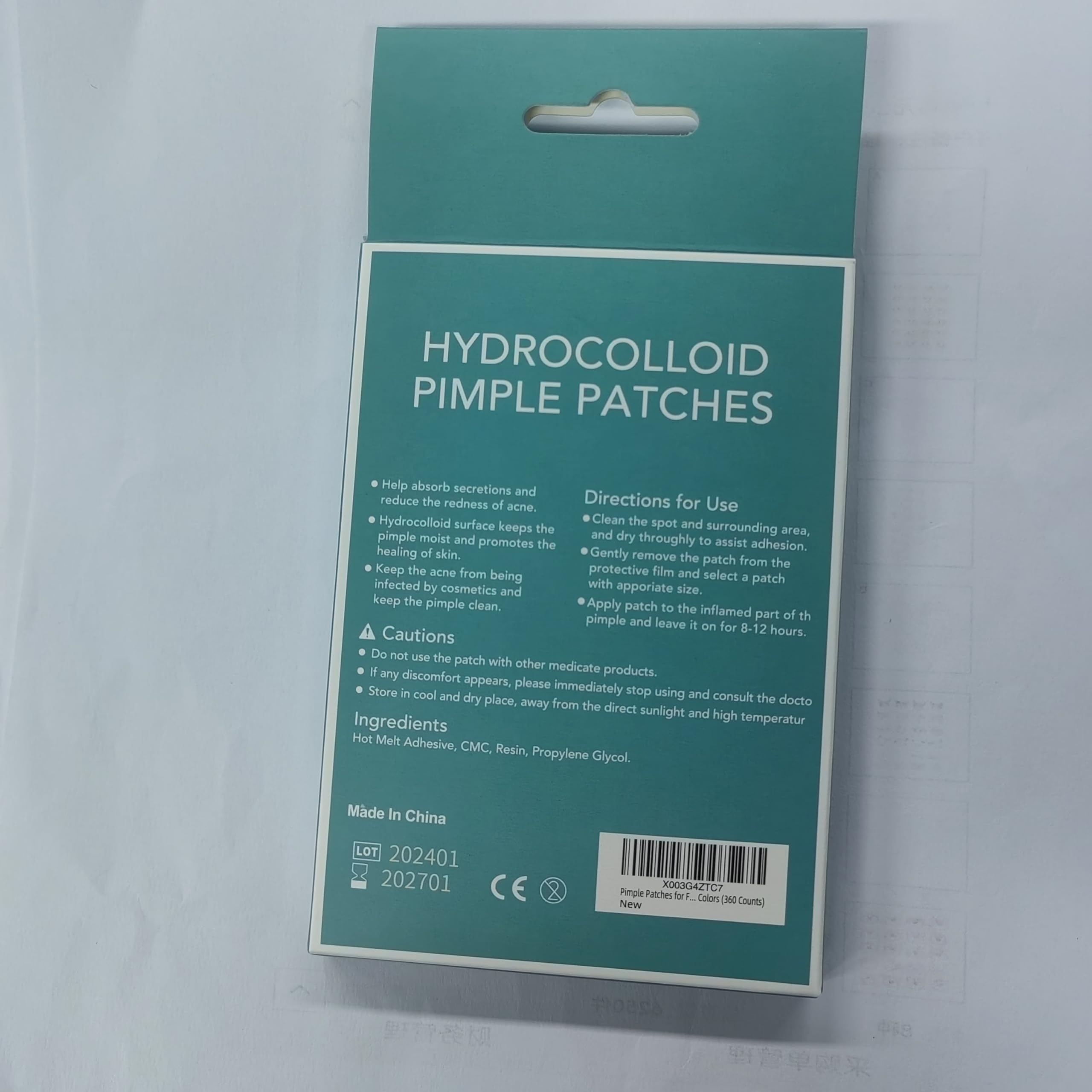 PICcircuit 360-count patch pack provides everyday blemish protection.