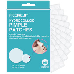 PICcircuit pimple patch 8mm, discreet overnight healing.