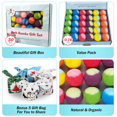 PickMora Happy Farm bath bomb with creamy milk scent for relaxation.