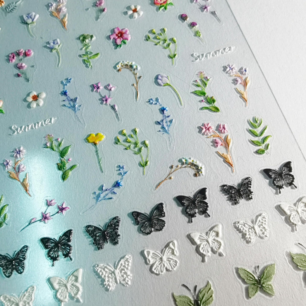 Two sheets included with over 200 patterns for creativity.