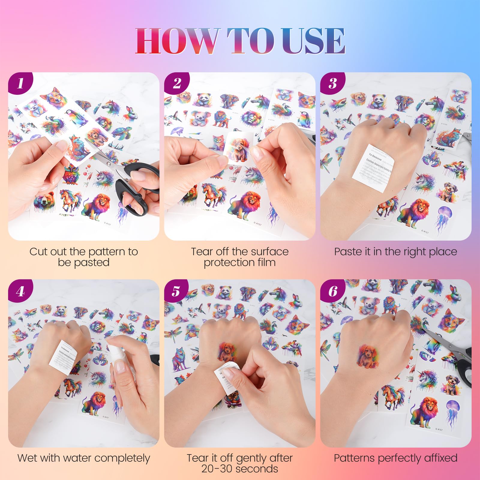 PieceLife easy-apply tattoos simplify party crafts and classroom activities.