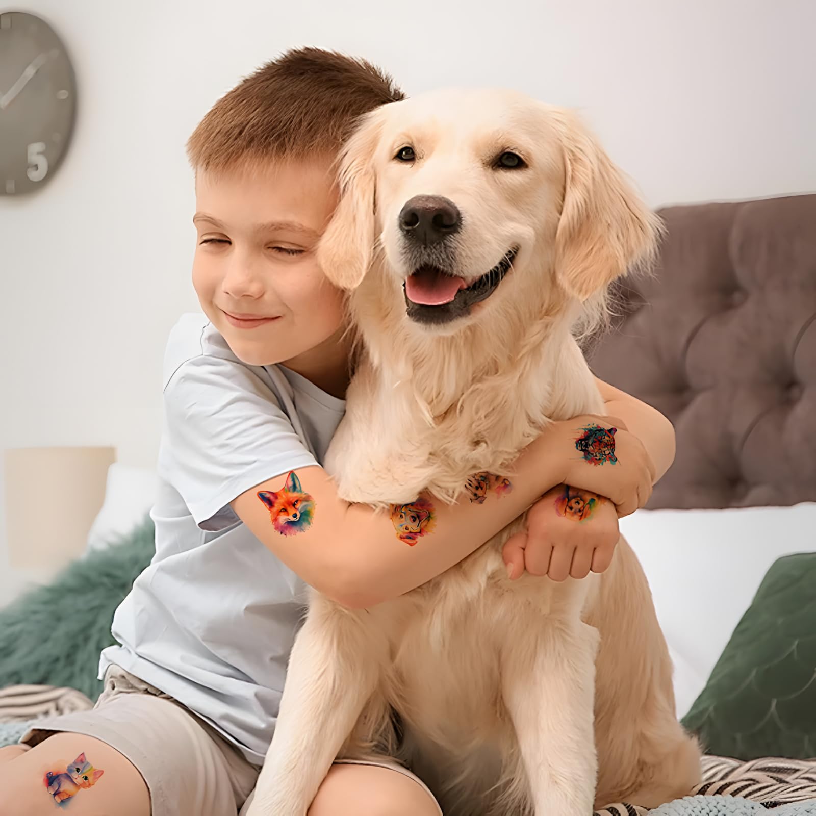 PieceLife kid-friendly animal tattoos inspire imaginative play and dress-up.